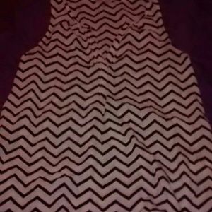 White and black blouse